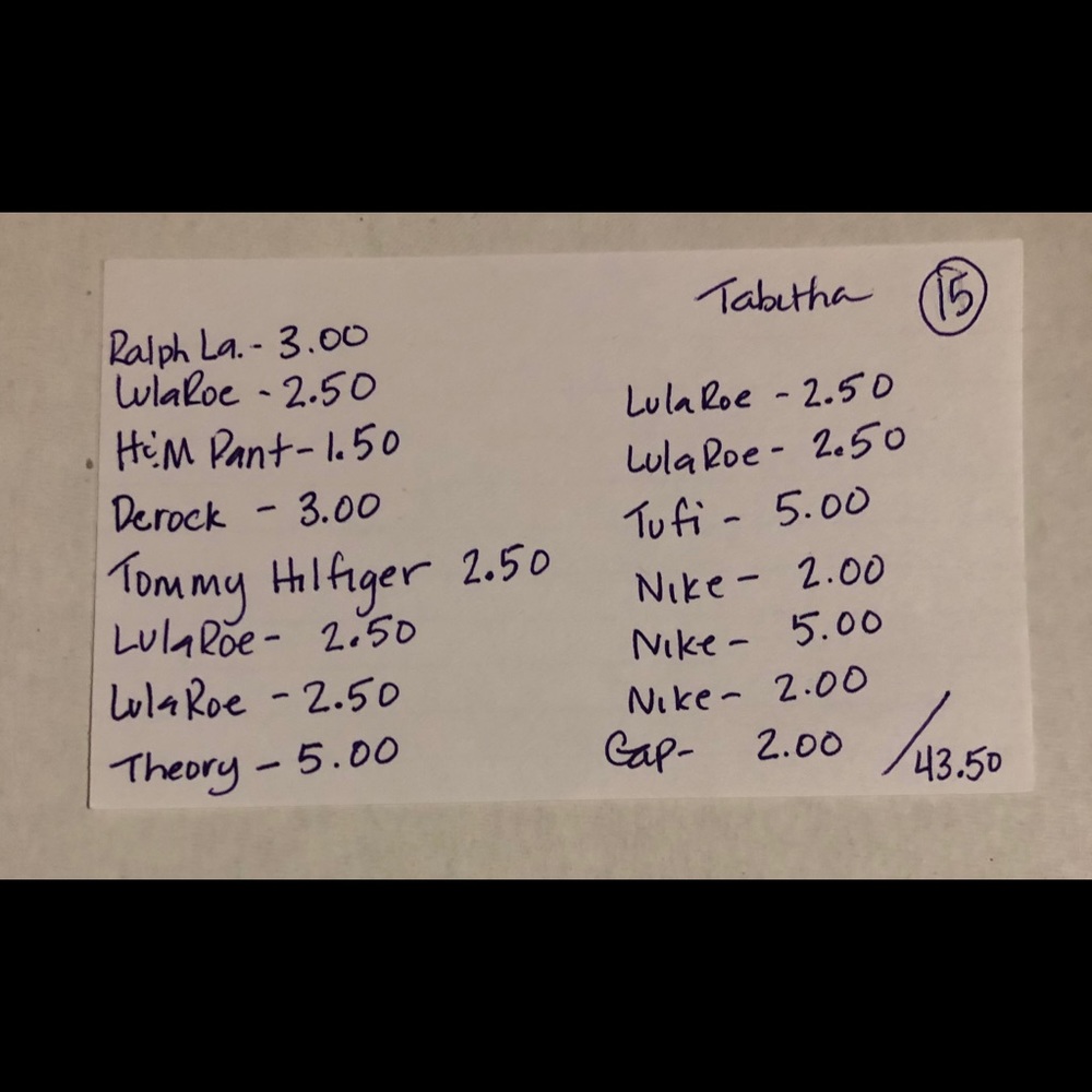 Reserved Bundle for Tabitha #1